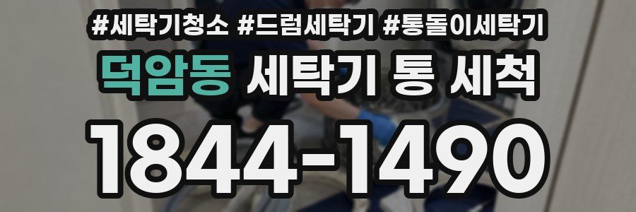 덕암동 세탁기 통 세척