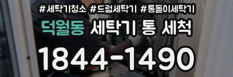 덕월동 세탁기 통 세척