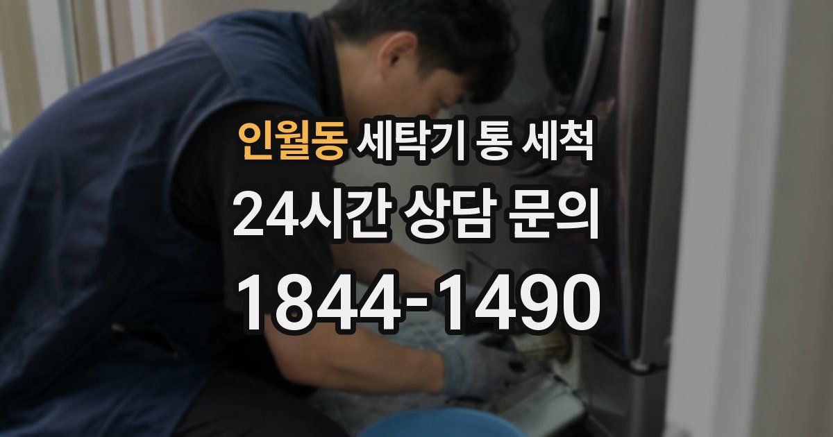 인월동 세탁기 통 세척