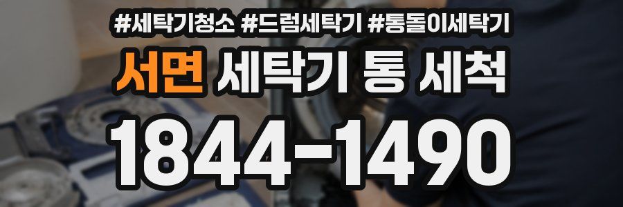 서면 세탁기 통 세척