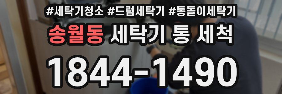 송월동 세탁기 통 세척