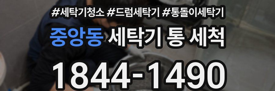 중앙동 세탁기 통 세척