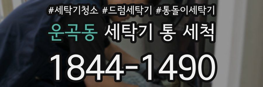운곡동 세탁기 통 세척