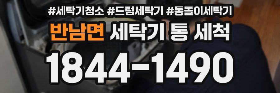 반남면 세탁기 통 세척