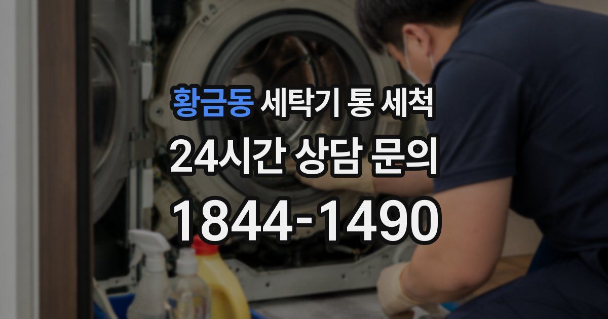 황금동 세탁기 통 세척