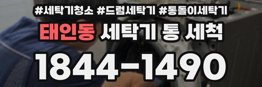 태인동 세탁기 통 세척