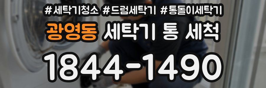 광영동 세탁기 통 세척