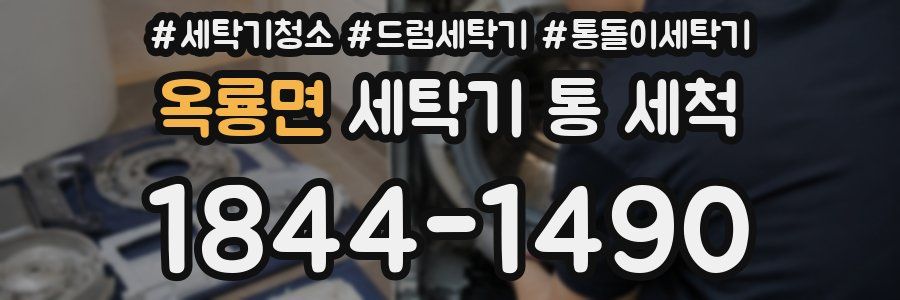 옥룡면 세탁기 통 세척