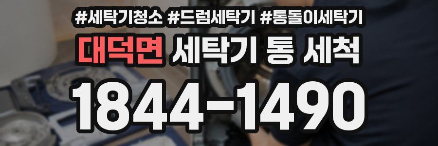 대덕면 세탁기 통 세척