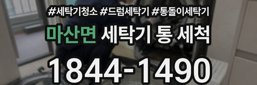 마산면 세탁기 통 세척