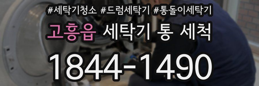 고흥읍 세탁기 통 세척