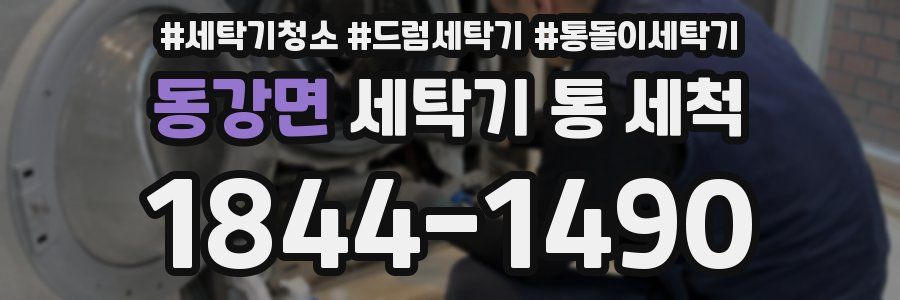 동강면 세탁기 통 세척