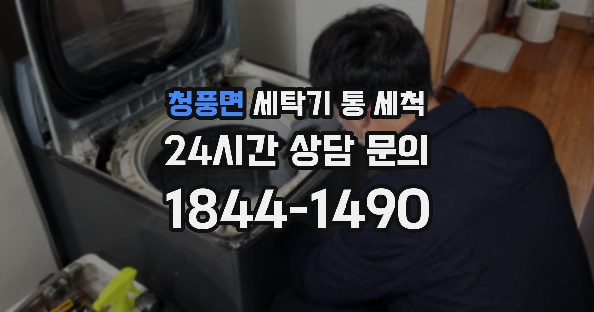 청풍면 세탁기 통 세척