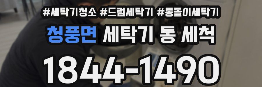 청풍면 세탁기 통 세척