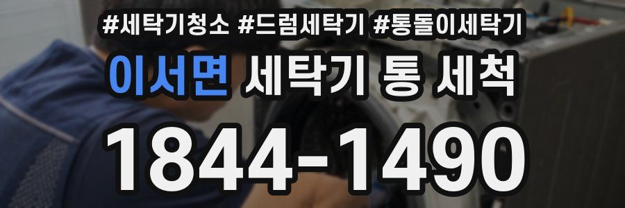 이서면 세탁기 통 세척