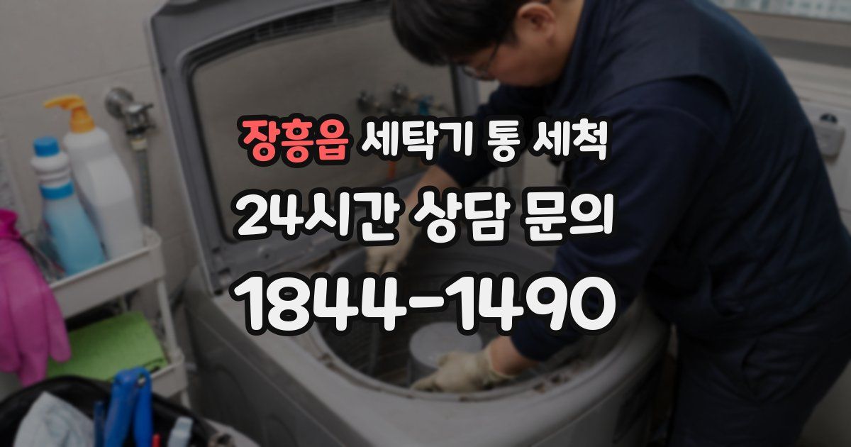 장흥읍 세탁기 통 세척
