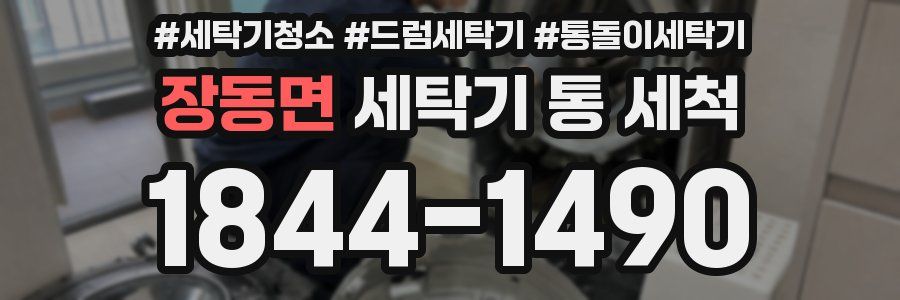 장동면 세탁기 통 세척