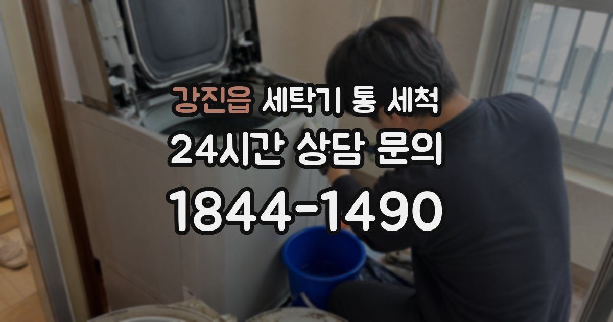 강진읍 세탁기 통 세척