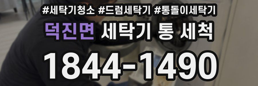 덕진면 세탁기 통 세척