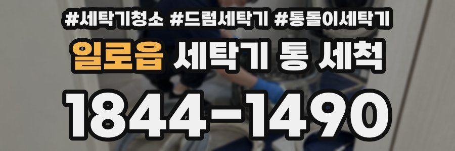 일로읍 세탁기 통 세척
