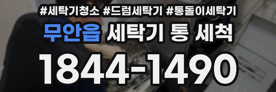 무안읍 세탁기 통 세척