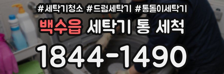 백수읍 세탁기 통 세척