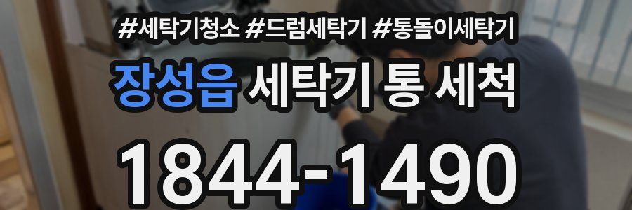 장성읍 세탁기 통 세척