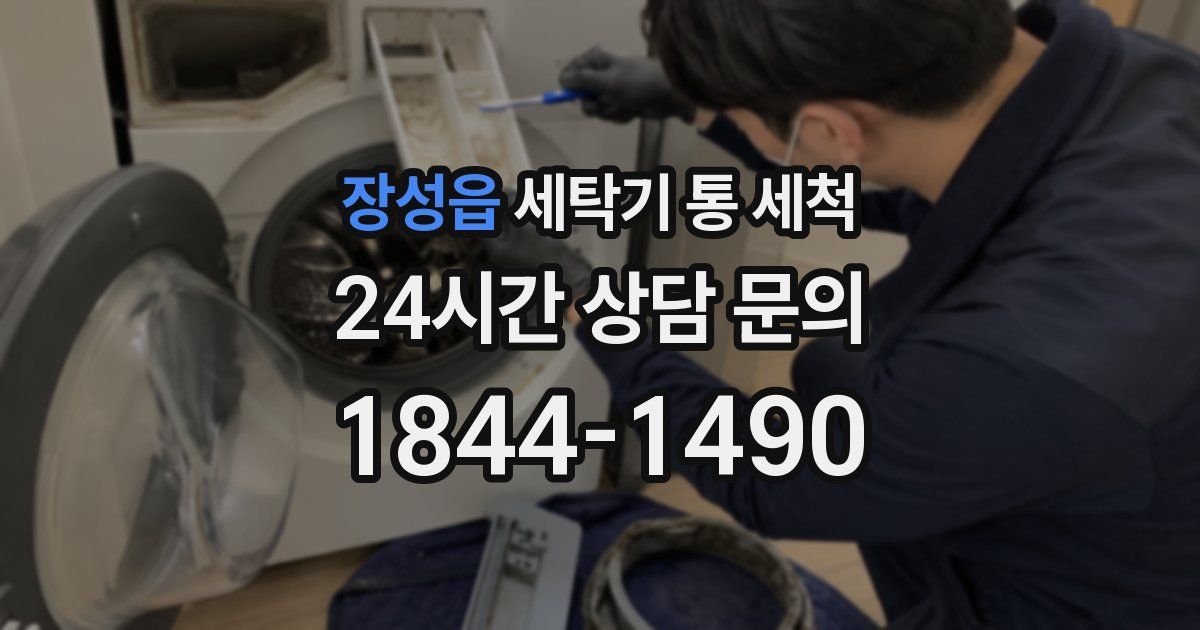 장성읍 세탁기 통 세척