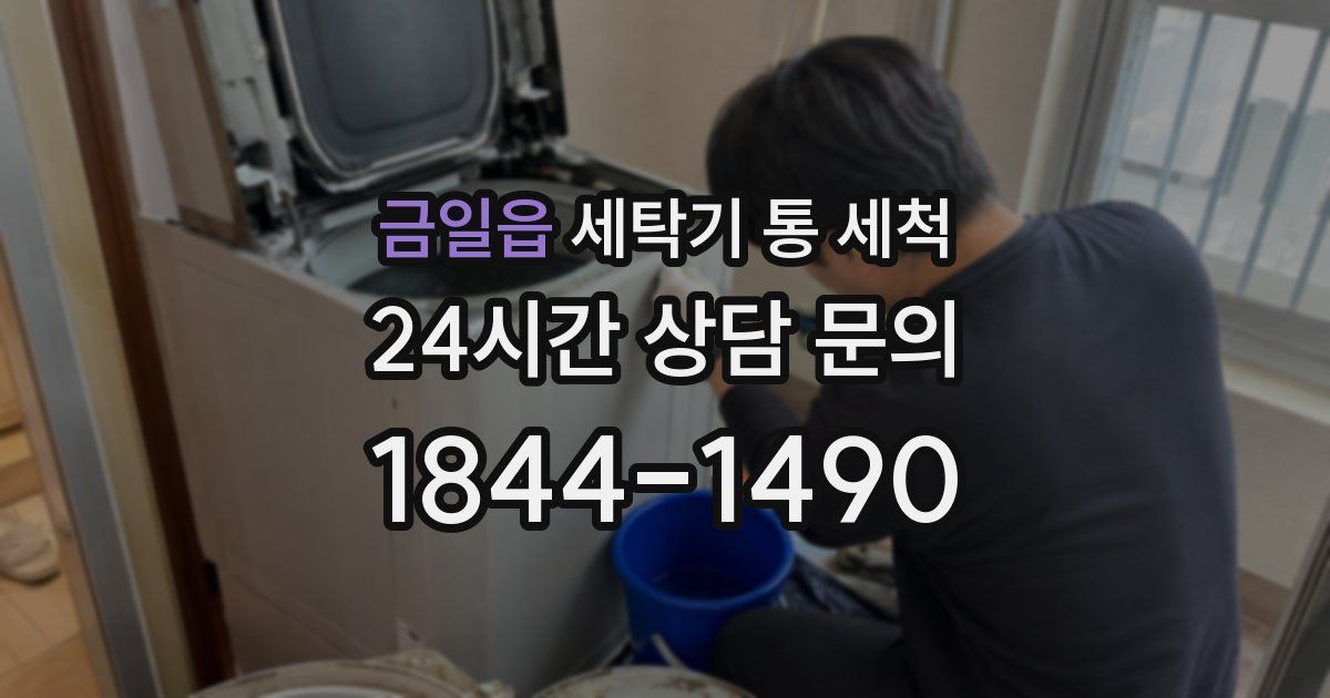 금일읍 세탁기 통 세척