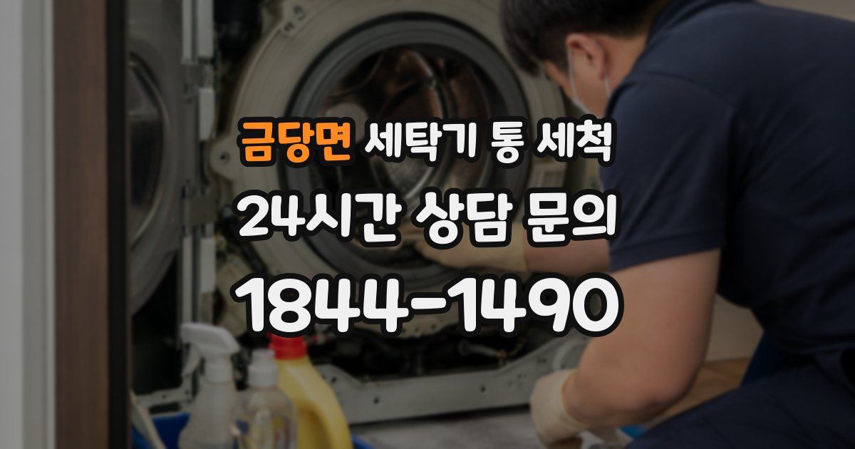 금당면 세탁기 통 세척