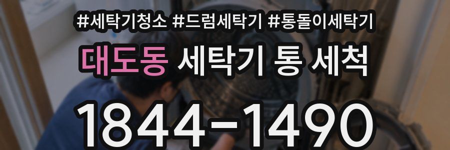 대도동 세탁기 통 세척