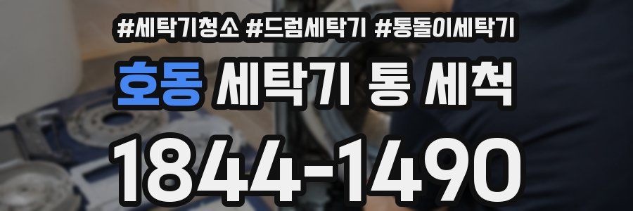 호동 세탁기 통 세척