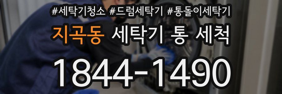 지곡동 세탁기 통 세척