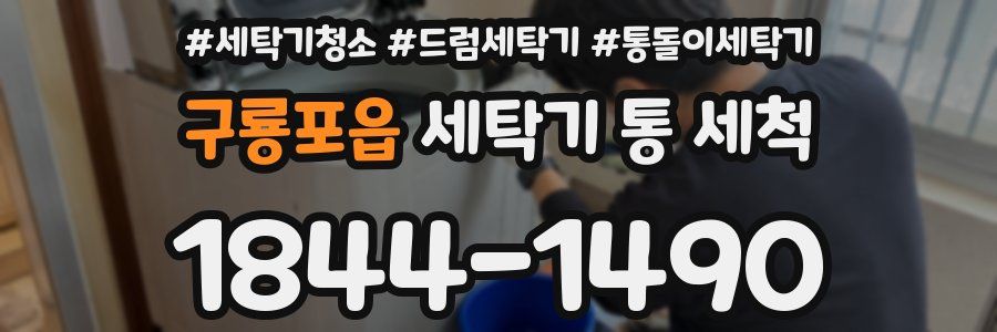 구룡포읍 세탁기 통 세척
