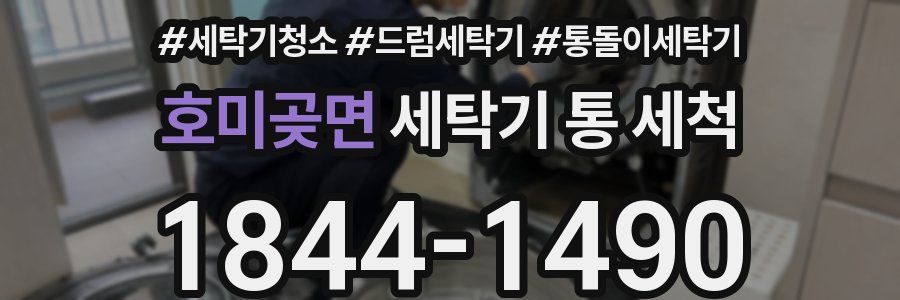 호미곶면 세탁기 통 세척