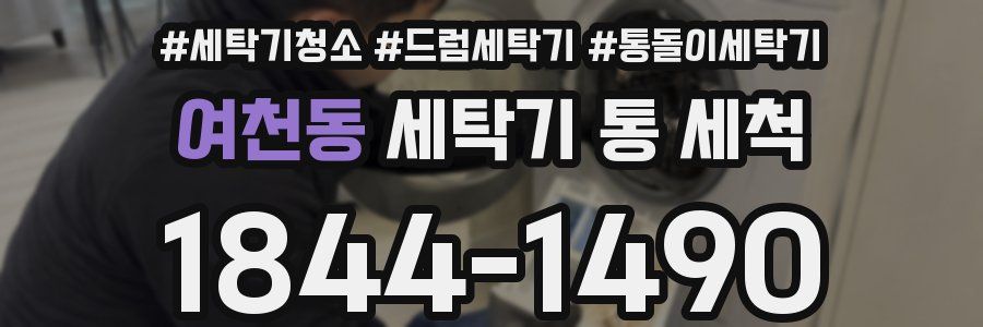 여천동 세탁기 통 세척