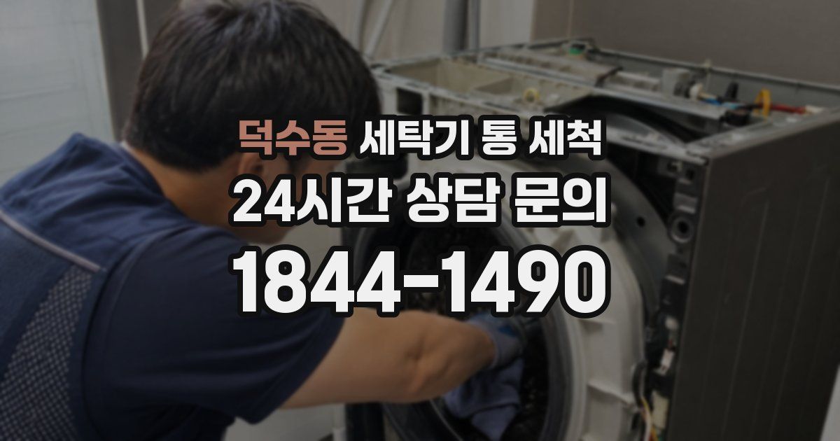 덕수동 세탁기 통 세척