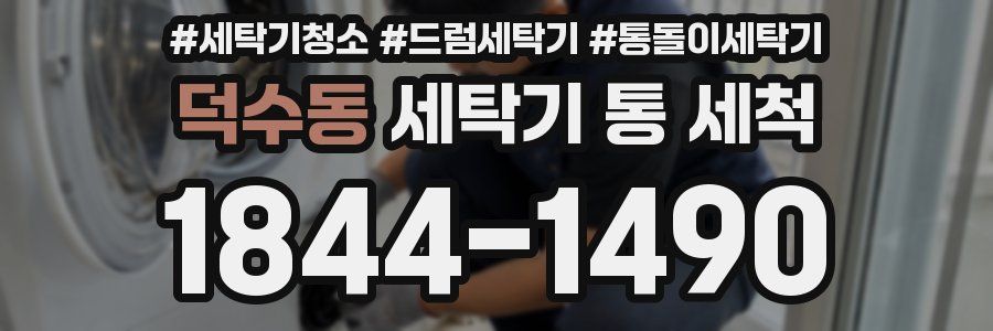 덕수동 세탁기 통 세척