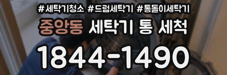 중앙동 세탁기 통 세척