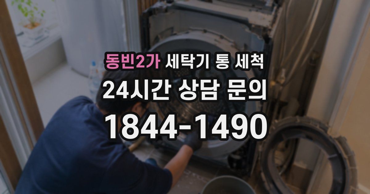 동빈2가 세탁기 통 세척