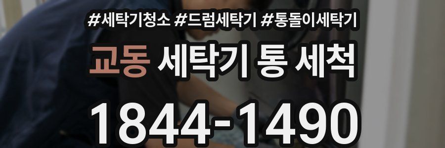 교동 세탁기 통 세척