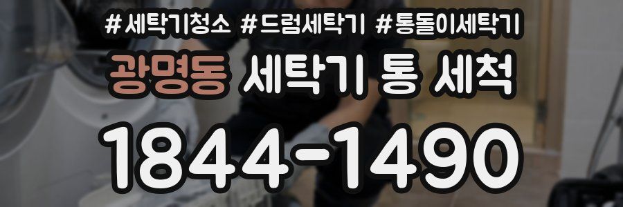 광명동 세탁기 통 세척