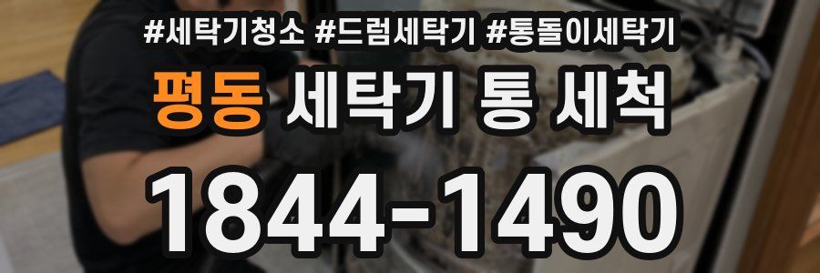 평동 세탁기 통 세척