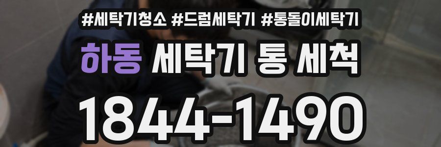 하동 세탁기 통 세척
