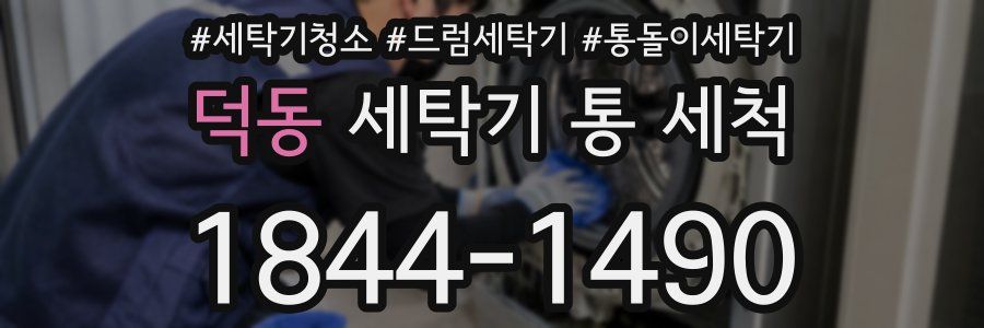 덕동 세탁기 통 세척