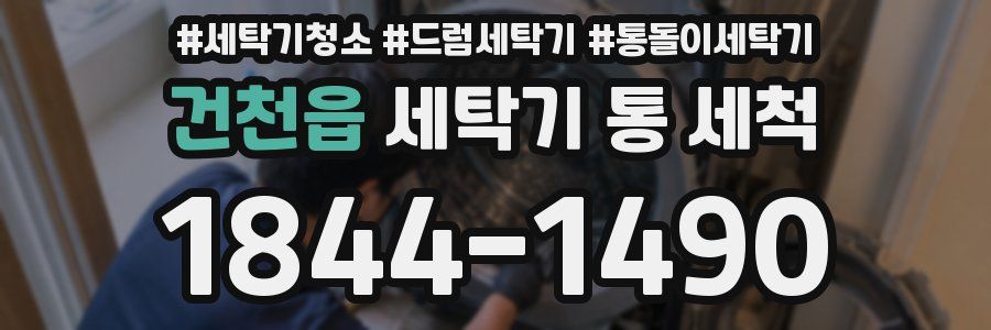 건천읍 세탁기 통 세척