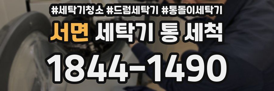 서면 세탁기 통 세척