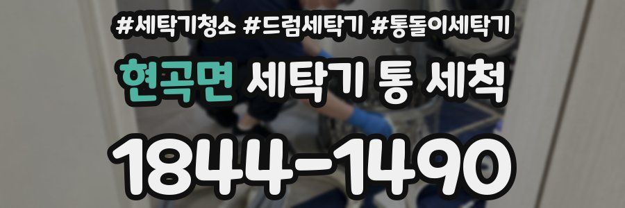 현곡면 세탁기 통 세척