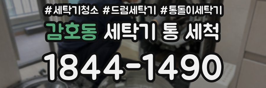 감호동 세탁기 통 세척