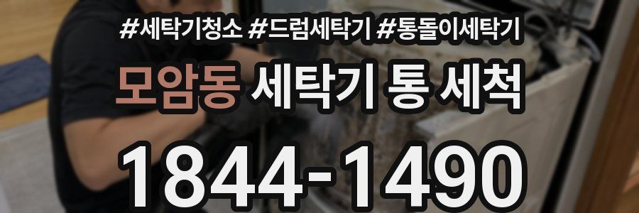 모암동 세탁기 통 세척